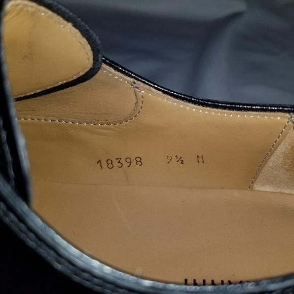 Magnanni Monk Strap Black Leather Loafers Mens 9.5 - Picture 7 of 8